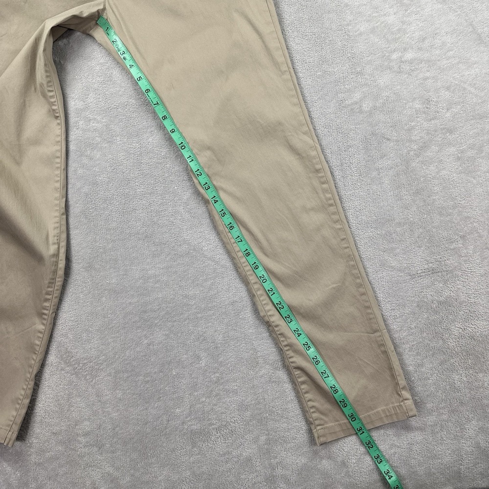 Birddogs Chino Pants Mens 32x32 (Fits 32x31) Beige Stretch Performance Casual - Picture 11 of 13